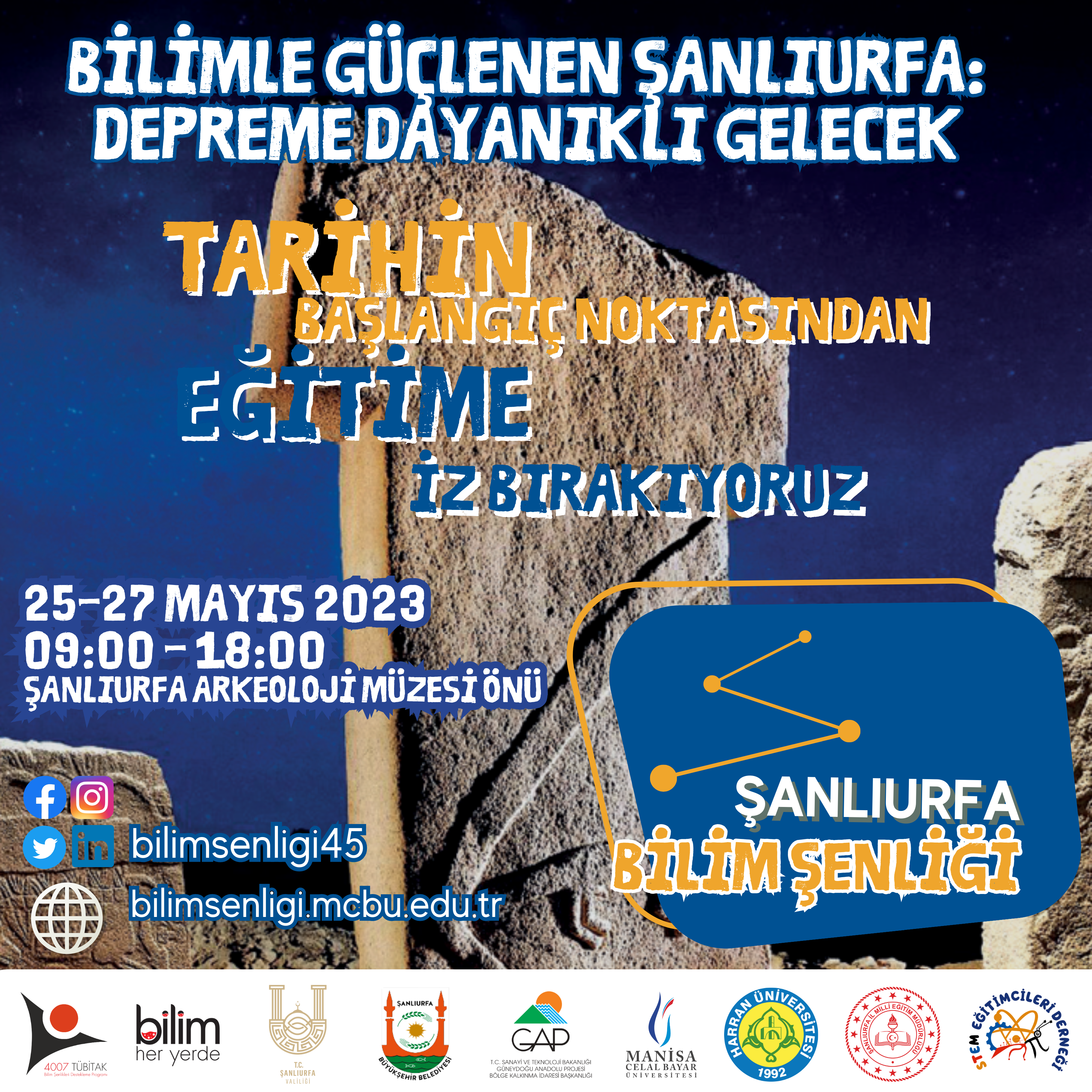 TÜBİTAK 4007 "Bilimle Güçlenen Şanlıurfa: Depreme Dayanıklı Gelecek" Projesi Desteklenmeye Hak Kazandı